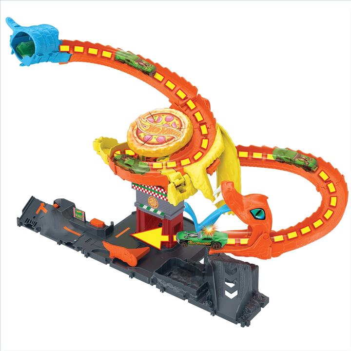 Actual product image Hot Wheels City Cobra Slam Pizza Attack