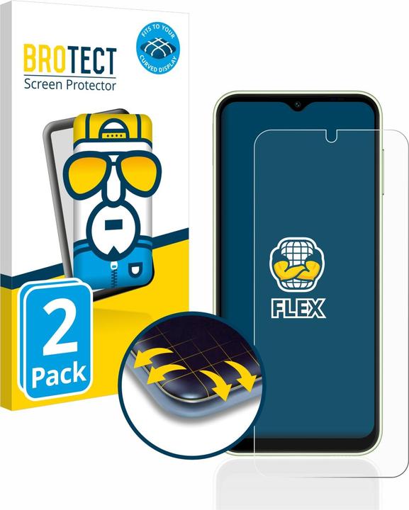 Actual product image BROTECT Full-Cover Protector (2 Piece, Samsung Galaxy A14)