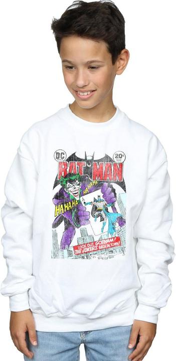 Produktbild Batman Joker Playing Card Cover Sweatshirt Jungen (140, 146)