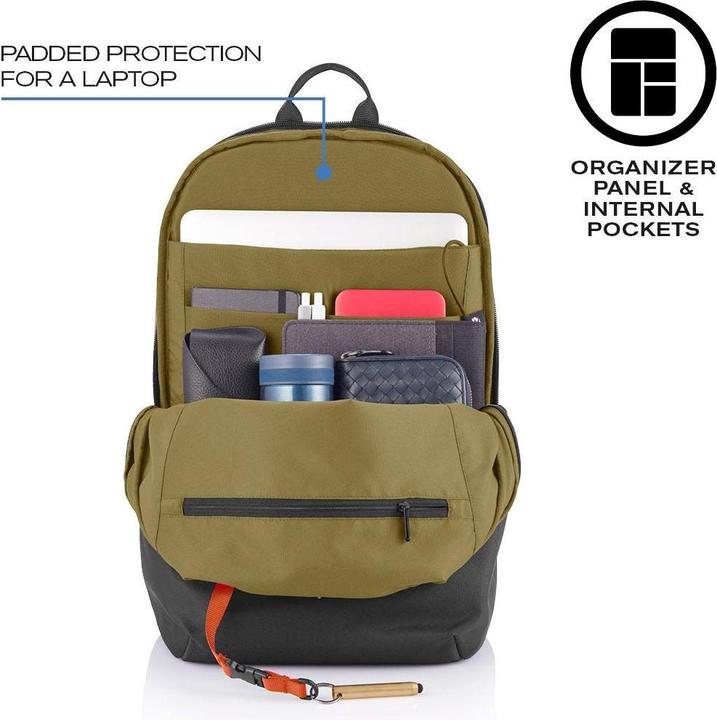 Produktbild XD Design XD-Design Bobby Soft Rucksack Lässiger Rucksack Schwarz Polyethylenterephthalat (13 l)