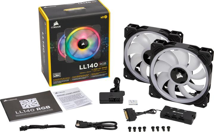 Actual product image Corsair Ll140 (140 mm, 2 x)