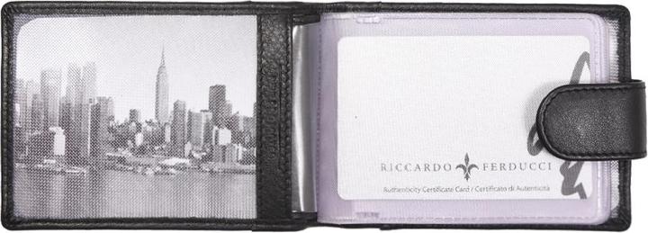 Actual product image Riccardo Ferducci Credit card holder w safety closure, RFID