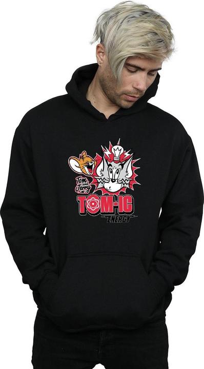 Immagine prodotto Tom & Jerry Tomic Energy Felpa con Cappuccio Uomo (XL)