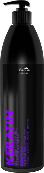 Produktbild Joanna Professionelles Keratin Shampoo für schwaches Haar mit aktivem Haarwachstumskomplex 1000ml (Flüssiges Shampoo)