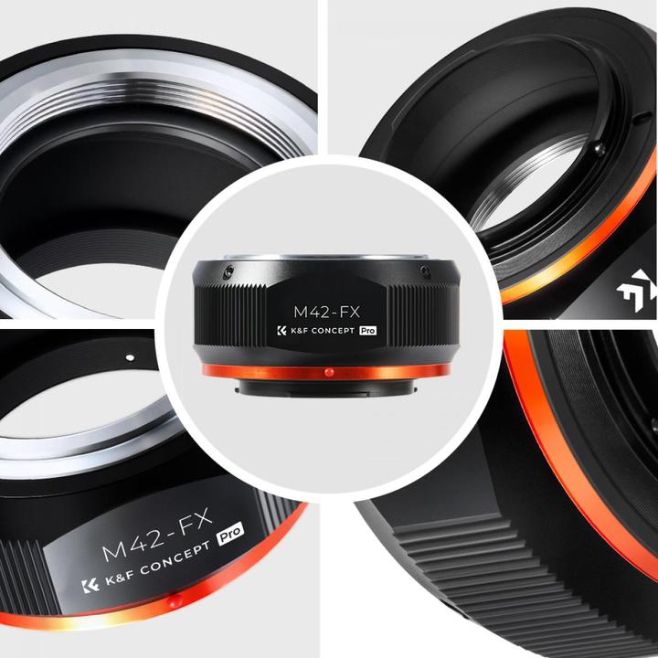 Produktbild K&F Concept M10115 High Precision Lens Adapter Mount, M42-FX PRO