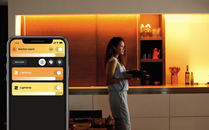Image du produit Philips Base de Hue Lightstrips (RGBW, 200 cm, Intérieur)