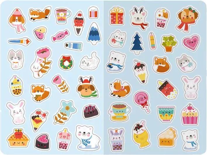 Produktbild Auzou France Mon année super kawaii 2024-2025 : avec des stickers inclus!