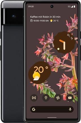 Image du produit Google Pixel 6 (128 Go, Stormy Black, 6.40", SIM + eSIM, 50 Mpx, 5G)