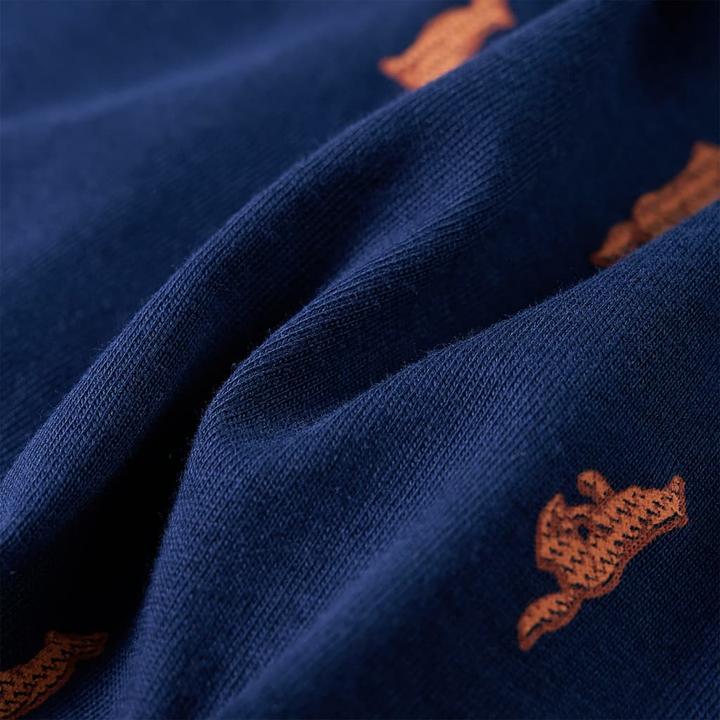 Actual product image VidaXL Children's shirt navy blue 104,Material: 100 % cotton,Colour (104)