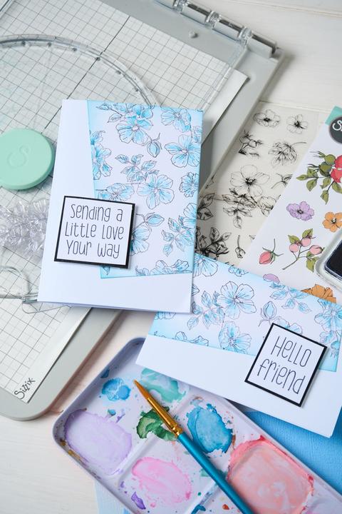 Immagine prodotto Sizzix Set di Timbri trasparenti 12Pezzi - Invio di un piccolo amore Set