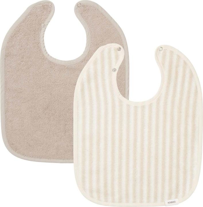 Koeka Bavoir 2-pack Playa sand/clay