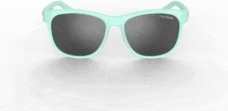 Actual product image Tifosi SWANK POLARISED blue-green satin-finished crystal glasses (1 smoke-polarised glass, 15.4