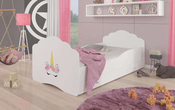 Produktbild ADRK Furniture Bett mit Matratze und Schublade CASIMO UNICORN 160x80 (160 x 80 cm)