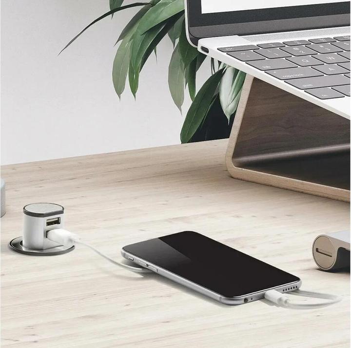 Immagine prodotto Max Hauri Mini caricatore pop-up (2 x, USB-A, 2 m)
