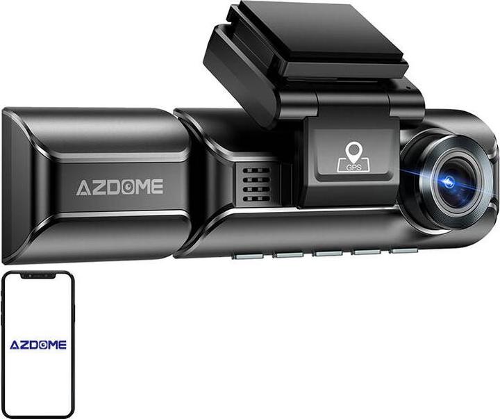 AZDome 550Pro Front camera 4K, rear camera 1080p and internal IR camera, WiFi 5G/2.4G, GPS, G-Sensor (GPS receiver, Accelerometer, Wi-Fi, 4K)