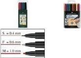Image du produit Faber-Castell MULTIMARK - marqueur permanent (Multicolore, 0.40 mm, 8 x)