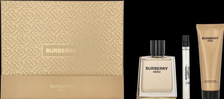 Immagine prodotto Burberry Set Hero, Barbati, Eau De Toilette 100ml Gel De Dus 75ml Eau De Toilette 10ml (Set profumo)