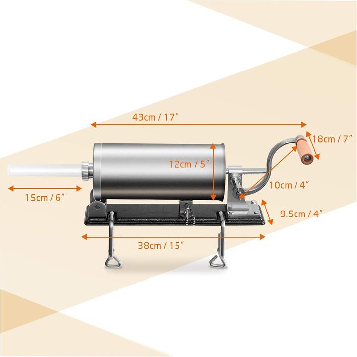 Actual product image Dreamade Sausage stuffer 3.6L