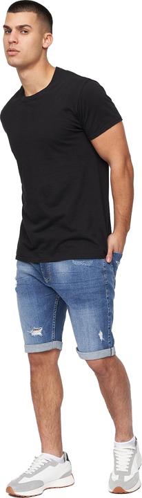 Produktbild Crosshatch Mens Riptrey Abraised Denim Shorts (38)