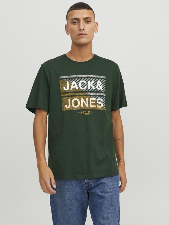 Actual product image Jack & Jones 3-pack Printed Round Neck T-shirt T-shirt (XS)