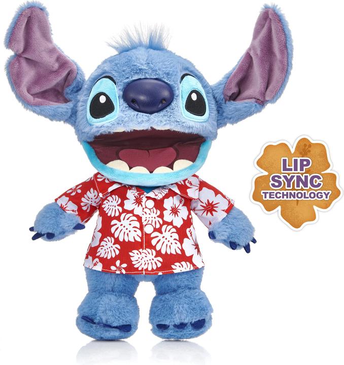 Actual product image Disney STITCH Real FX Hawaiian Stitch Puppet