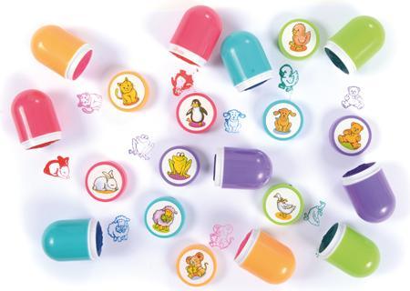 Actual product image Eduplay Animal stamp 10 pieces