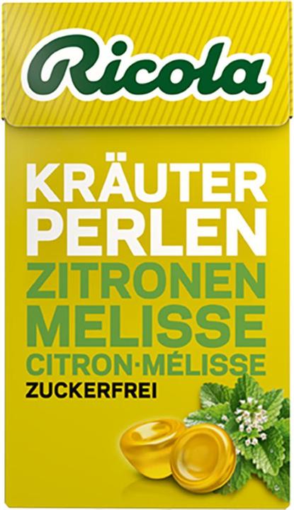 Produktbild Ricola Kräuter Perlen Zitronenm Bonbon ohne Zucker (1 Stk., 25 g)