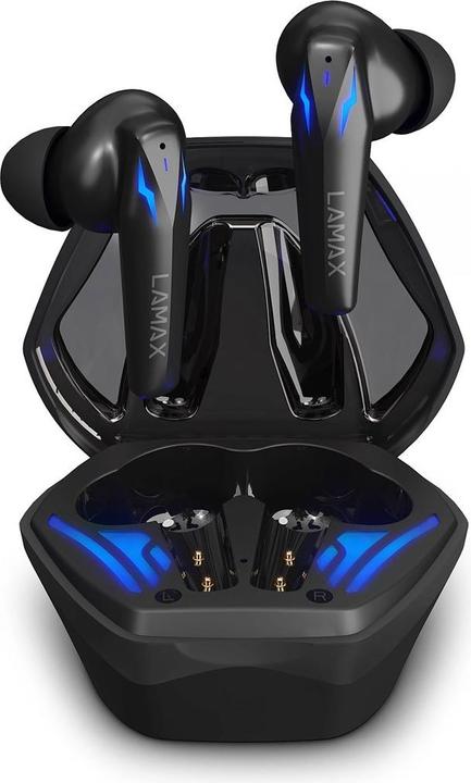 Actual product image Lamax LMXHNI1 headphones/headset True Wireless Stereo (TWS) In-ear Gaming Bluetooth Black (Wireless)