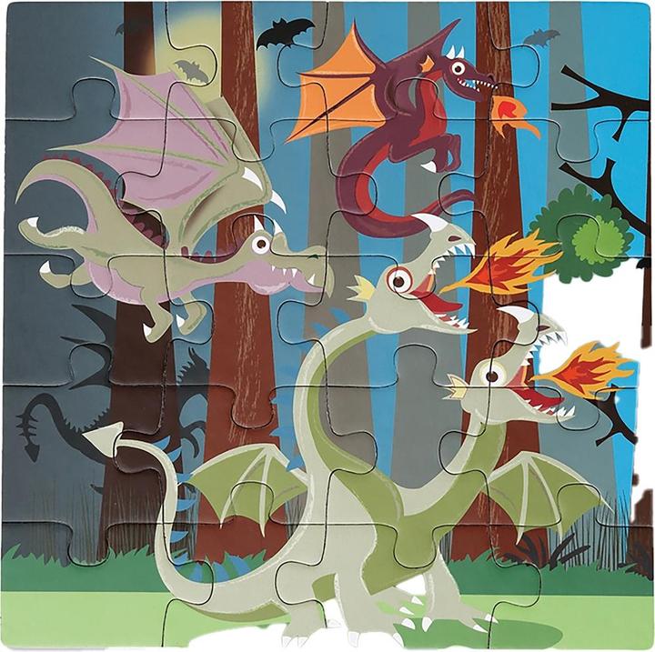 Produktbild Scratch Reise Magnetpuzzle Drachen (20 Teile)