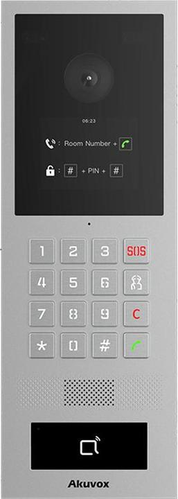 Immagine prodotto Akuvox Posto esterno video IP e analogico con RDIF, BLE, NFC e tastiera S532 (Bluetooth)
