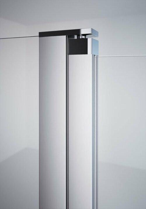 Image du produit Hüppe Design pure porte battante avec segments fixes Largeur : 120cm arrêt à gauche et à droite (211 cm, 128 cm, 11 cm)