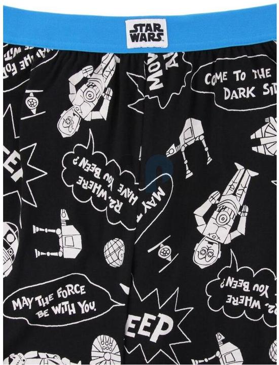 Actual product image Recovered Star Wars Character Comic Black Loungepant L (L)