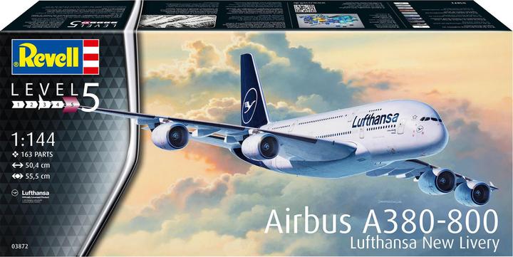 Actual product image Revell Airbus A380-800 Lufthansa New Livery