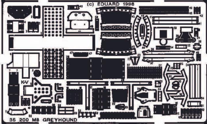 Immagine prodotto Eduard Kit di dettagli M8 Greyhound