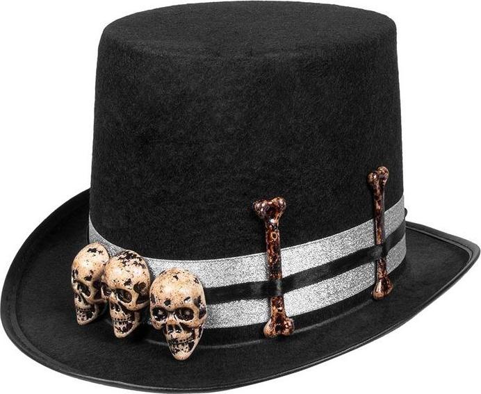 Actual product image Boland Top hat skull