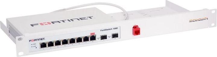 Rackmount.IT 1U, 10x connections, RAL 9003 (Mounting kit)