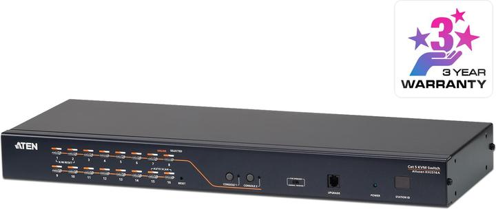 Image du produit Aten KH2516A : 16 ports 2 consoles Cat-KVM
