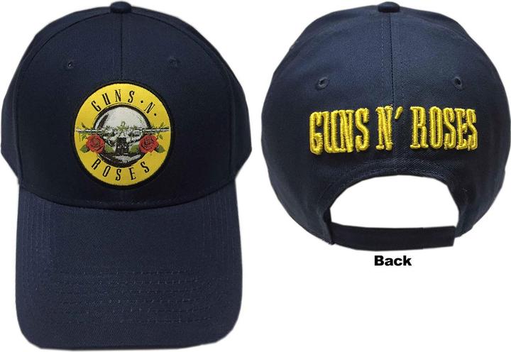 Produktbild Guns N Roses GunsNRoses Circle Logo NAVY Baseball Cap