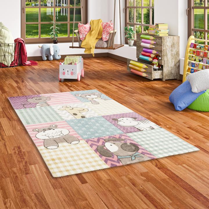 Immagine prodotto Pergamon Tappeto per bambini Maui Kids Zoo (140 x 200 cm)