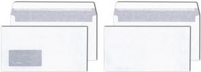 Productafbeelding Mailmedia Envelop 125 x 235 mm helder wit met venster - voor de markt D L A - 1 (1 x)