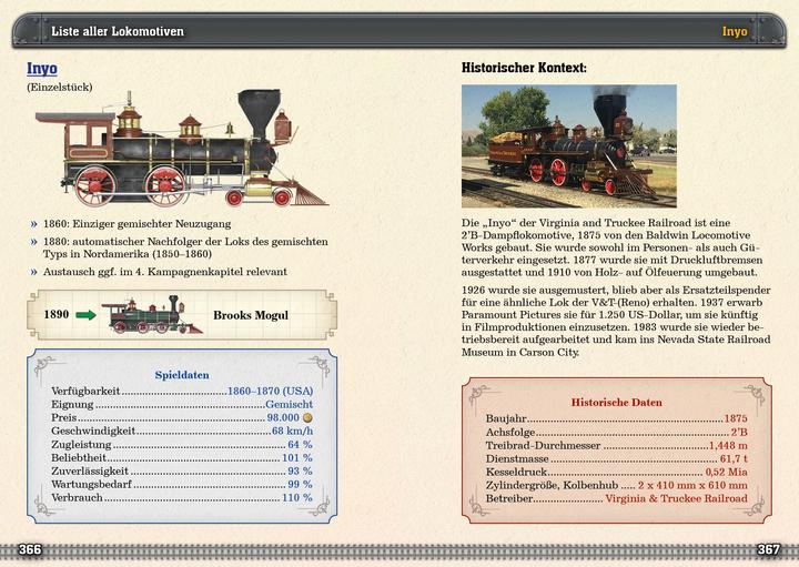 Actual product image Railway Empire 2: Die Offiziellen Guides (German, Aaron Kübler, Daniel Friedrich, Bettina Pflugbeil, Anne-Sophie Hardouin, Andreas Zintzsch, Karl-Wilhelm Koch, 2023)