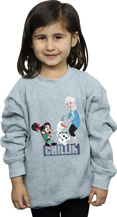 Image du produit Disney - Sweat WRECK IT RALPH ELSA AND VANELLOPE - Fille (152, 158)