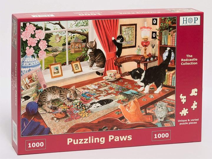 Immagine prodotto The House of Puzzles Puzzle 1000 pezzi Puzzling Paws (1000 pezzi)