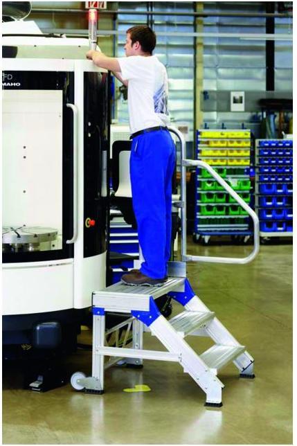 Actual product image Zarges LM stair landing with inclination 3 steps Z600 (Scaffolding, 100 cm)