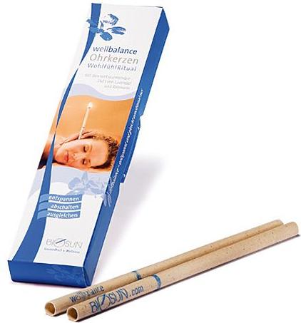 Biosun wellbalance Ohrkerzen, 1 Paar