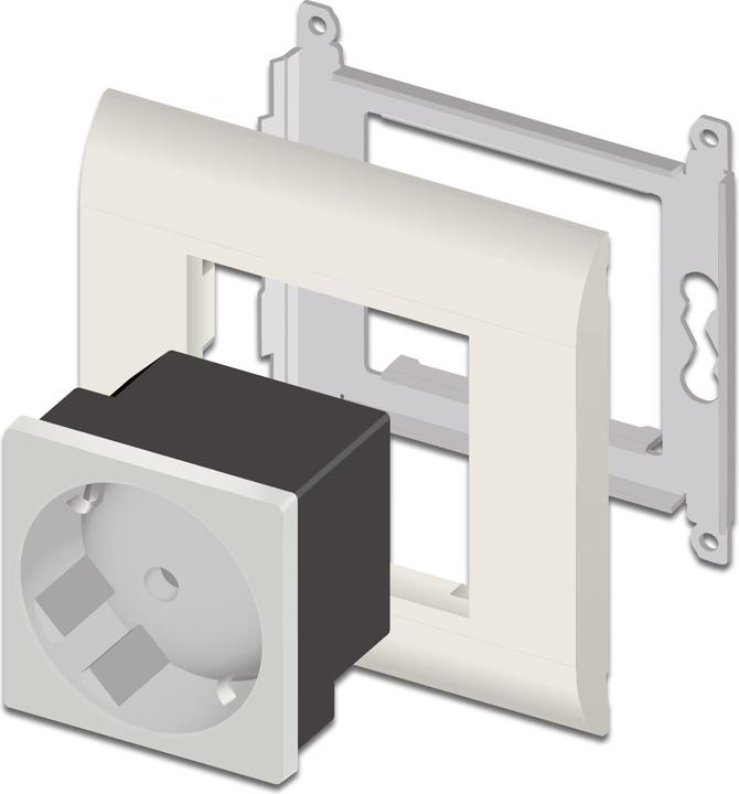 Image du produit Delock Easy 45 Prise de courant de sécurité Disposition à 45° 45 x 45