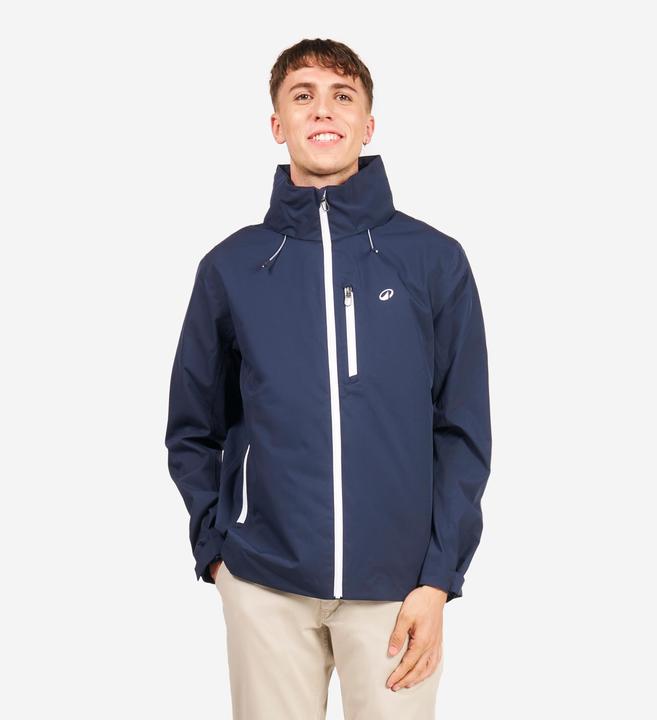 Produktbild Tribord Regenjacke Segeln Herren wasserdicht Sailing 300 marineblau/weiss (L)