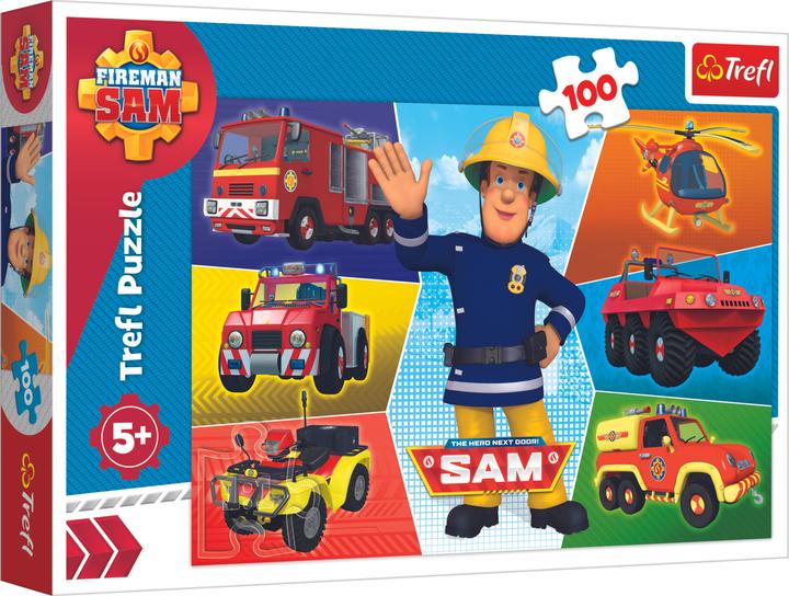 Trefl Puzzle mit 100 Teilen Feuerwehrmann Sam (100 Teile)