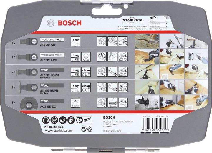 Actual product image Bosch Professional Zubehör Starlock set for wood ACZ 85 EC, All 65 BSPB, AIZ 32 APB/32 BSPB/20 AB