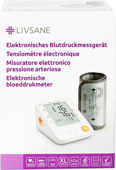 Image du produit Livsane elektronisches Blutdruckmessgerät (Tensiomètre à bras)